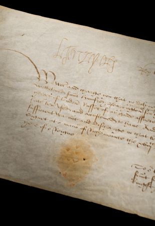 Lot #4001 King Henry VIII Document Signed to the Keeper of the Wardrobe - Image 1