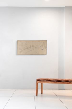 Lot #4055 Charles Lindbergh Oversized Signed Chart Tracing the Path of the Spirit of St. Louis, Presented to the Commander of the USS Memphis, Who Returned Him to America after the Transatlantic Solo Flight - with TLS, ALS, and Fabric Swatch - Image 9