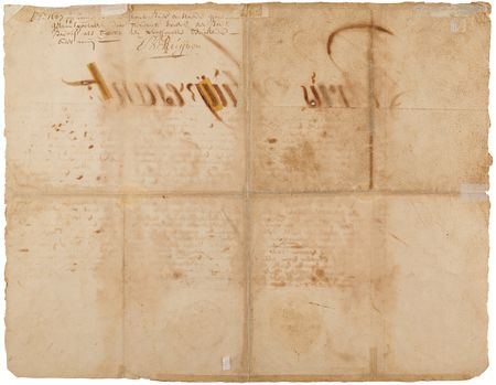 Lot #4003 Peter Stuyvesant Document Signed, Granting Land on Long Island in 1664, Four Months Before Surrendering New Amsterdam to the English - Image 4