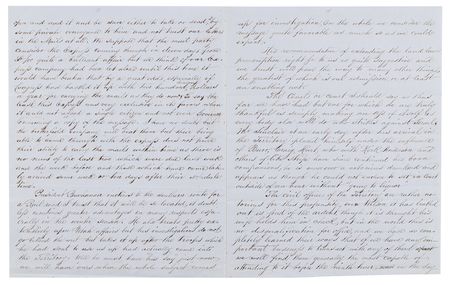 Lot #4045 Brigham Young Letter Signed on President Buchanan, the Possible Statehood of Utah, and a New Edition of the Book of Mormon: 