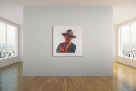Lot #4073 Andy Warhol Oversized Signed Screenprint - 'John Wayne' (Ltd. Ed. #216/250) (FS II.377) - Image 4