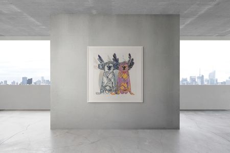 Lot #4074 Andy Warhol Oversized Signed Screenprint - 'Kachina Dolls' (Ltd. Ed. #AP41/50) (FS II.381) - Image 4