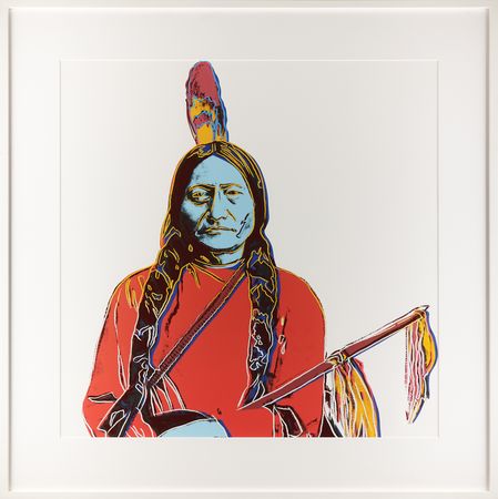 Lot #4072 Andy Warhol Oversized Screenprint - 'Sitting Bull' (FS IIIA.70) - Image 1