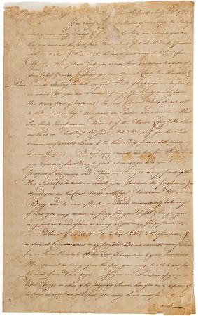 Lot #4041 Slave Trade: Archive of (22) Documents Chronicling the Transatlantic Trade of Aaron Lopez and Jacob Rodrigues Rivera - Image 2