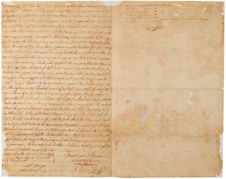 Lot #4041 Slave Trade: Archive of (22) Documents Chronicling the Transatlantic Trade of Aaron Lopez and Jacob Rodrigues Rivera - Image 7