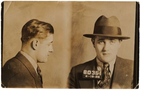 Lot #4096 Bugsy Siegel Original Mug Shot