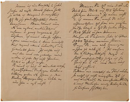 Lot #4010 Johannes Brahms Autograph Letter Signed on the Publication of His Music, Referring to Symphony No. 1 and Clara Schumann - Image 3