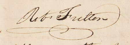 Lot #4046 Robert Fulton Autograph Manuscript Signed on Submarine Construction and Warfare: 