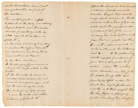 Lot #4046 Robert Fulton Autograph Manuscript Signed on Submarine Construction and Warfare: 