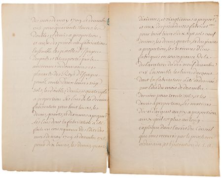 Lot #4005 John Law Letter Signed, Ordering Currency Manipulation Amidst France's First Paper-Money Experiment - Image 4