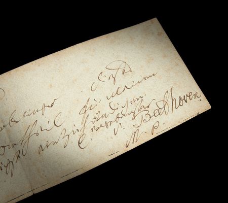 Lot #4007 Ludwig van Beethoven Autograph Letter
