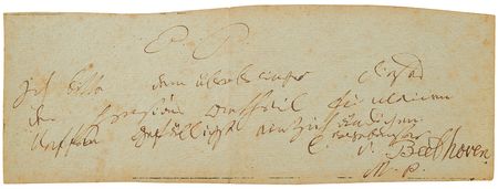 Lot #4007 Ludwig van Beethoven Autograph Letter Signed, Directing Payment of His Nephew's Pension - Image 2