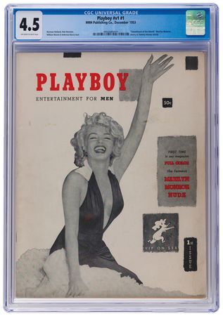 Lot #4099 Playboy #1 - CGC Universal Grade 4.5 - Image 1