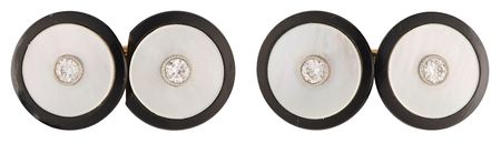 Lot #4022 Franklin D. Roosevelt's Lot of (9) Diamond-Set Formalwear Accessories - (2) Cufflinks, (4) Vest Studs, and (3) Shirt Studs - Image 5