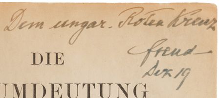 Lot #4014 Sigmund Freud Signed Book - Die Traumdeutung [The Interpretation of Dreams] - A Foundational Text of Psychoanalysis - Image 2