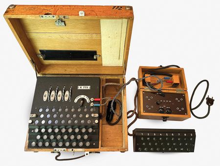 Lot #4057 Enigma Swiss-K Cipher Machine (World War II-era, Fully Operational) - Image 1