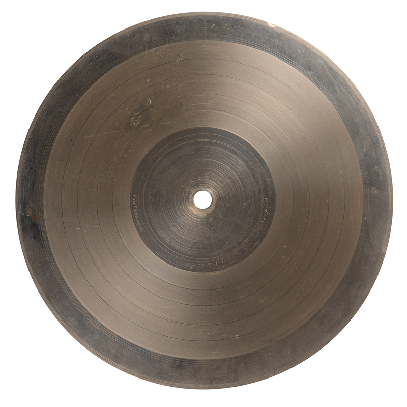 Lot 556 Beatles Original 'Let It Be' Mother Disc - Side B, Variation 4 (Winchester, 1970)