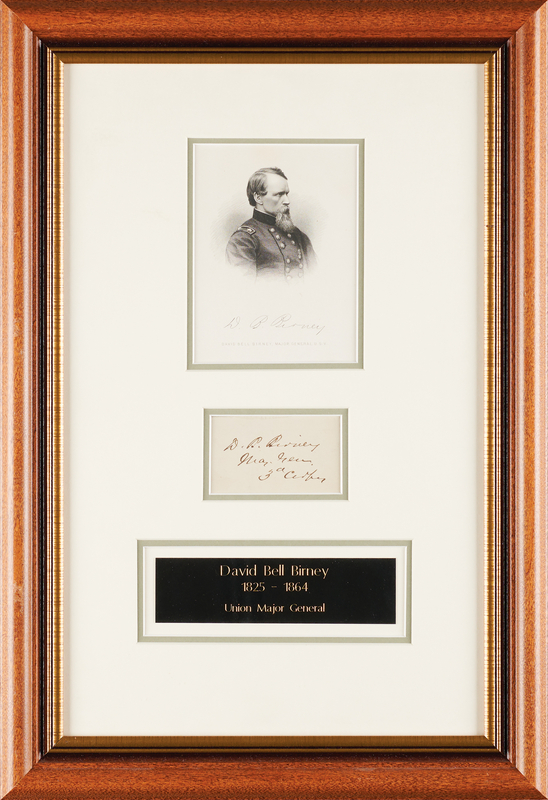 Lot 340 David Bell Birney Signature