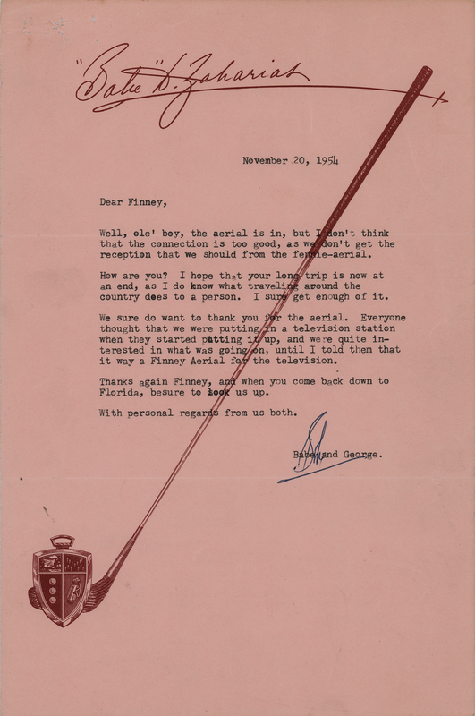 Lot 736 Babe Didrikson Zaharias Typed Letter Signed