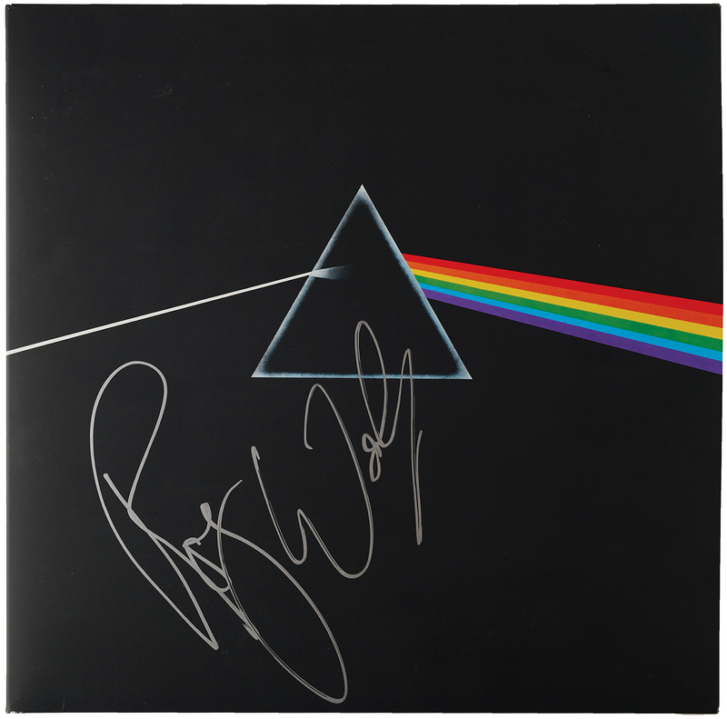 Lot 608 Pink Floyd: Roger Waters Signed Album - Dark Side of the Moon