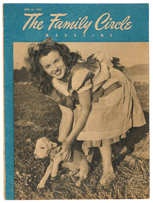 Lot 701 Marilyn Monroe Original Issue of The Family Circle Magazine (April 26, 1946) - Norma Jeane's First National Magazine Cover Appearance