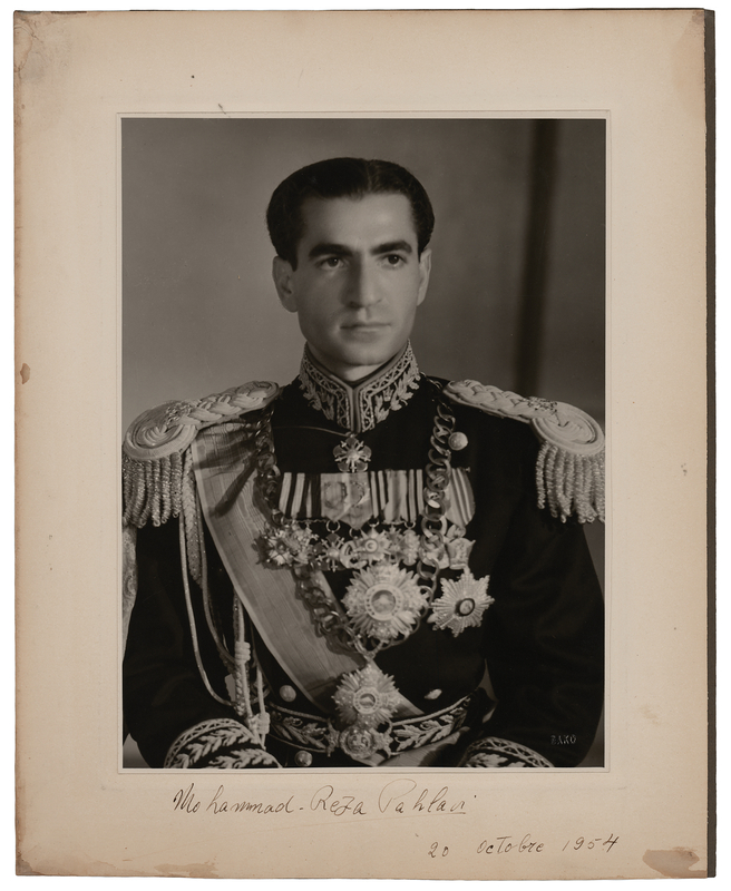 Lot 147 Mohammad Reza Pahlavi Signed Photograph