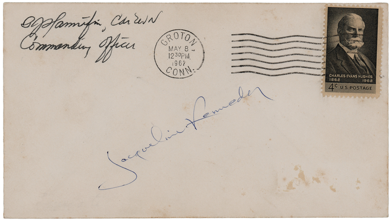 Lot 76 Jacqueline Kennedy Signed Cover