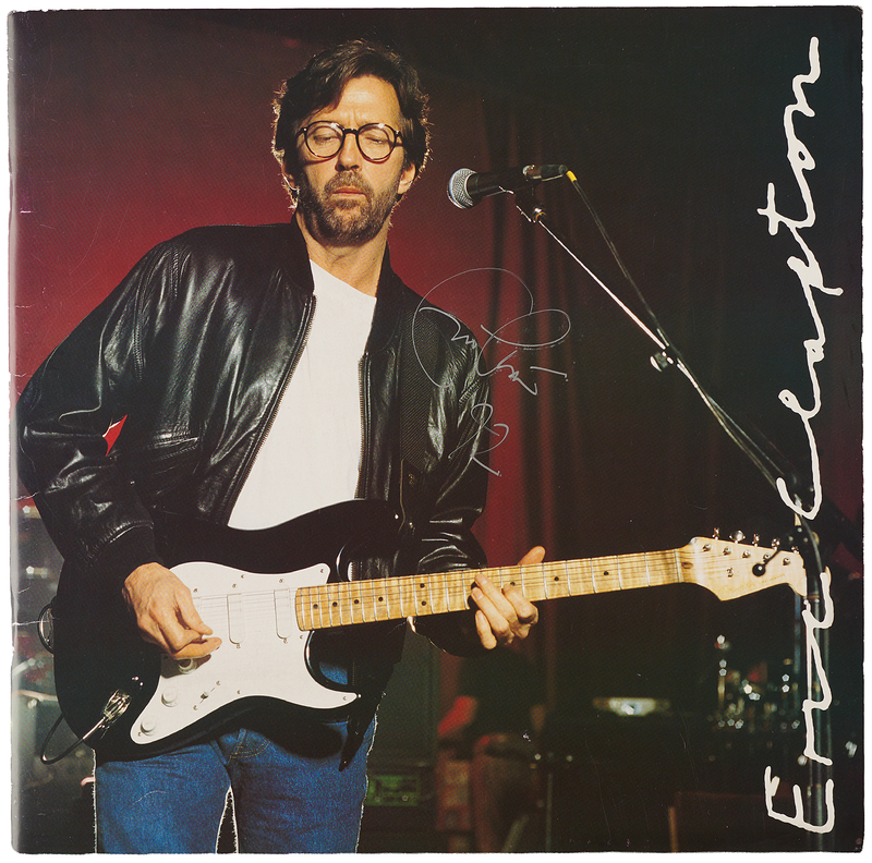 Lot 582 Eric Clapton Signed 1992 UK Tour Program