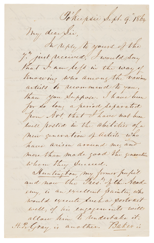 Lot 190 Samuel F. B. Morse Autograph Letter Signed: 