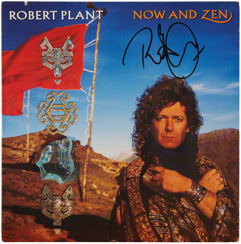 Lot 600 Led Zeppelin: Robert Plant Signed Album - Now and Zen