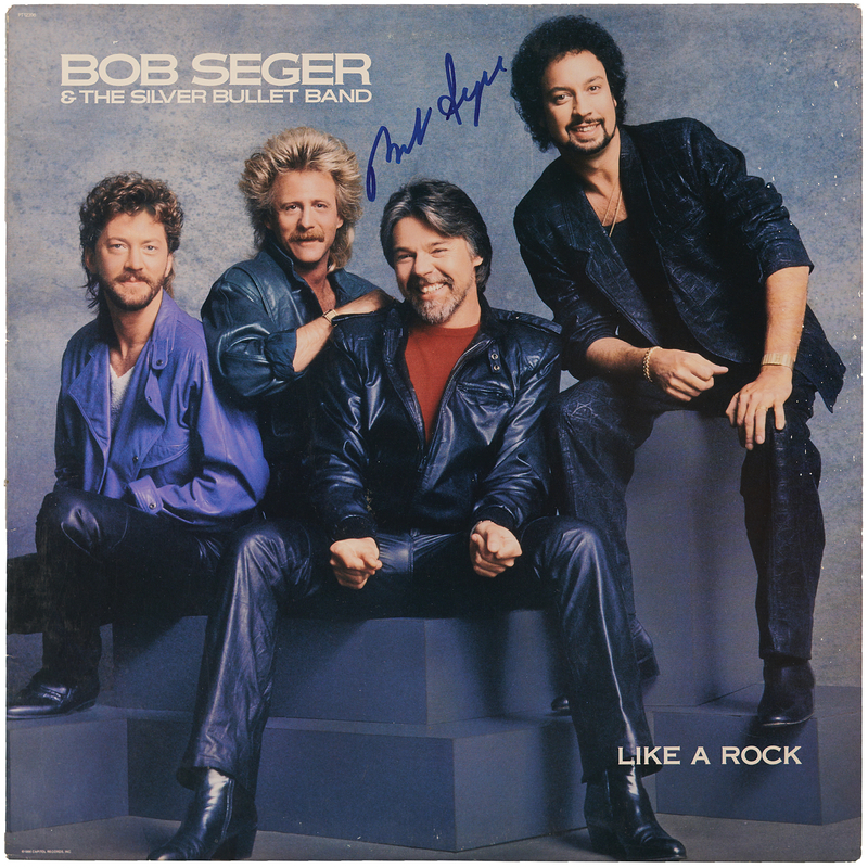 Lot 615 Bob Seger Signed Album - Like a Rock