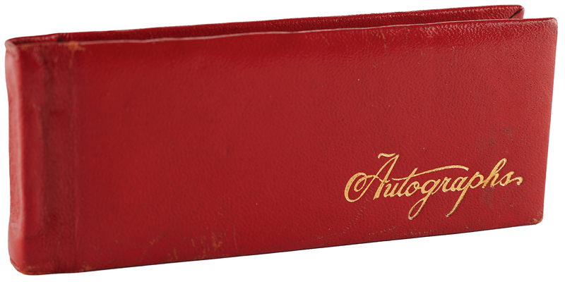 Lot 722 John Wayne and Entertainers (25) Signatures in Autograph Album