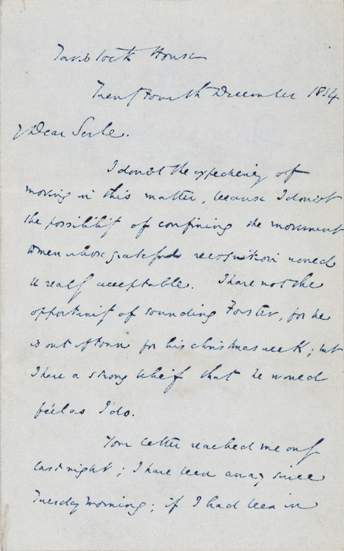 Lot 484 Charles Dickens Autograph Letter Signed, Mentioning Christmas