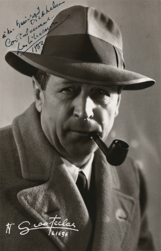 Lot 510 Georges Simenon Signed Photograph