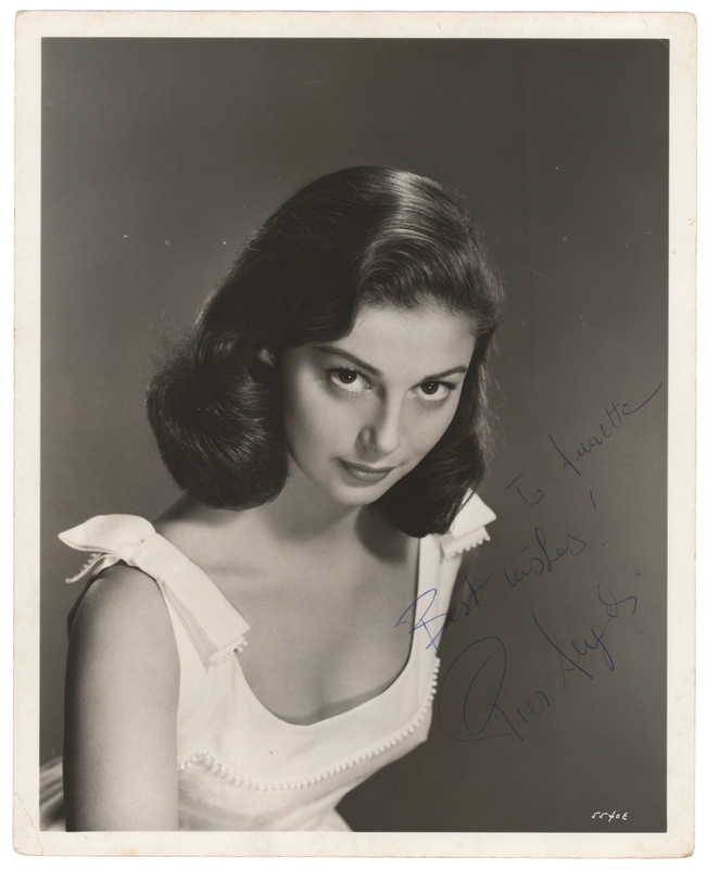 Lot 641 Pier Angeli Signed Photograph