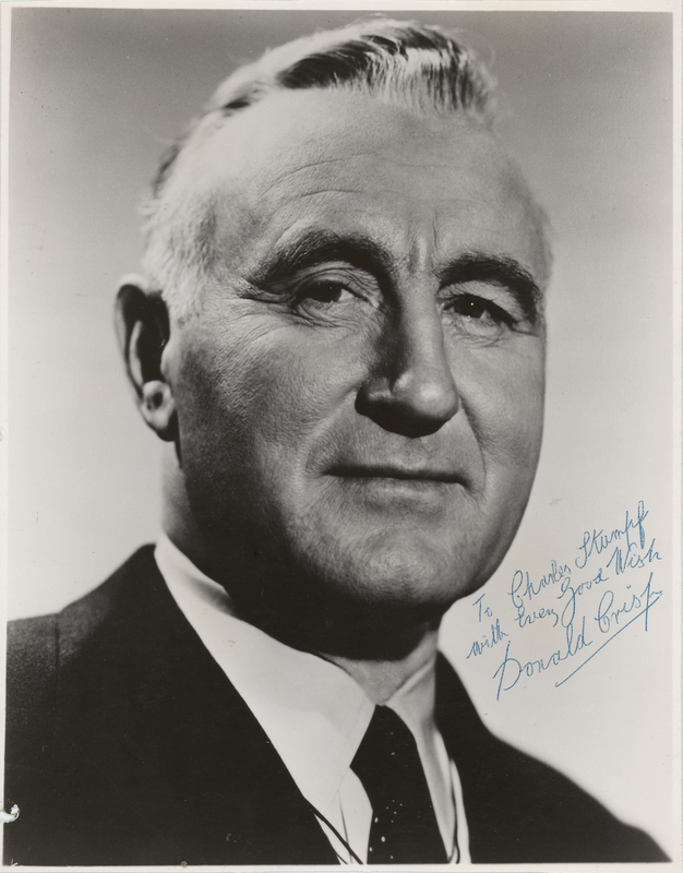 Lot 657 Donald Crisp Signed Photograph