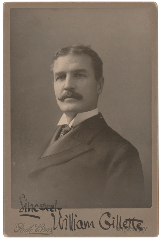 Lot 668 William Gillette Signed Photograph