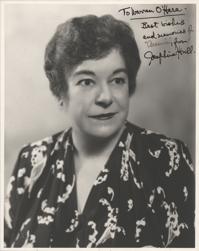 Lot 678 Josephine Hull Signed Photograph