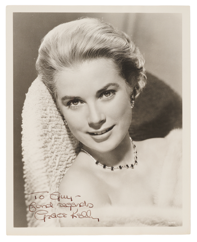 Lot 633 Grace Kelly Signed Photograph