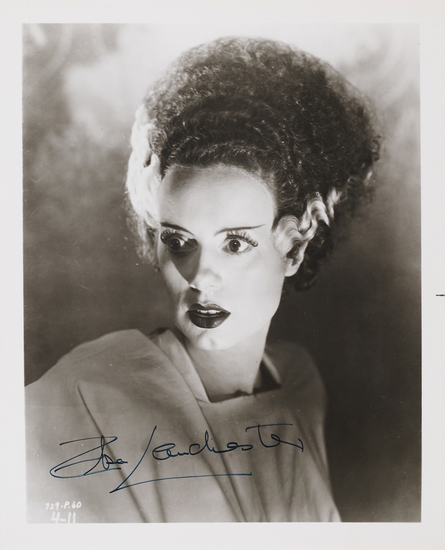 Lot 683 Elsa Lanchester Signed Photograph