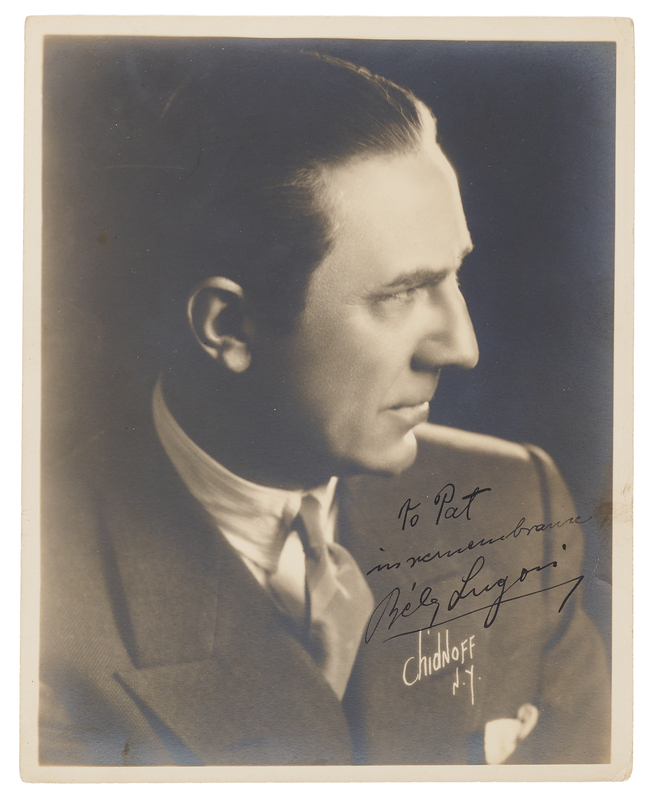 Lot 634 Bela Lugosi Signed Photograph