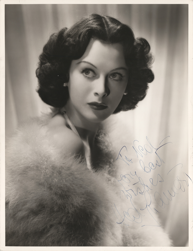 Lot 682 Hedy Lamarr Oversized Signed Photograph