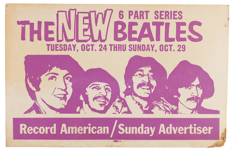 Lot 559 Beatles Original Promotional Poster (1967)