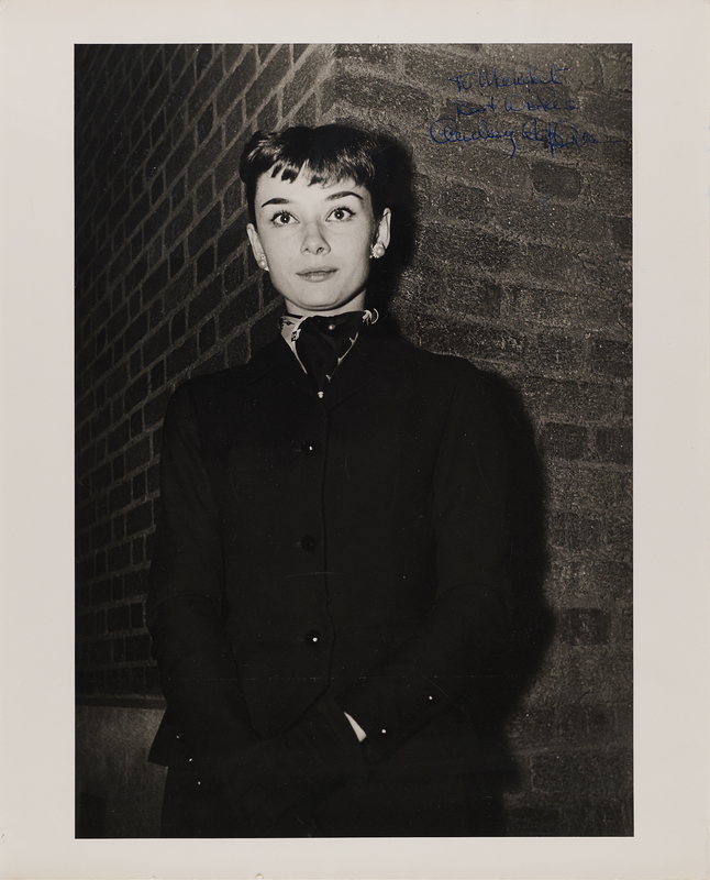 Lot 630 Audrey Hepburn Oversized Signed Photograph