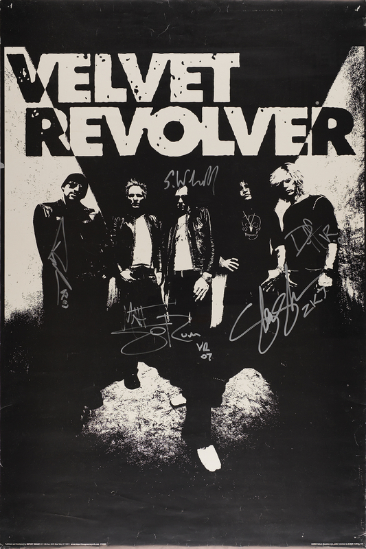 Lot 621 Velvet Revolver Signed Poster - 24? x 36?