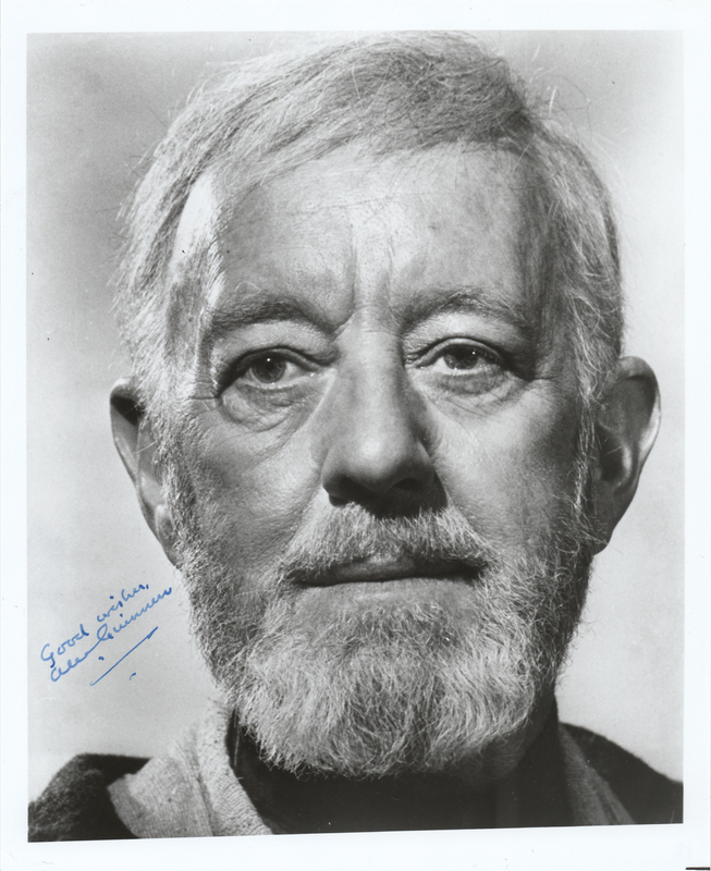 Lot 716 Star Wars: Alec Guinness Signed Photograph