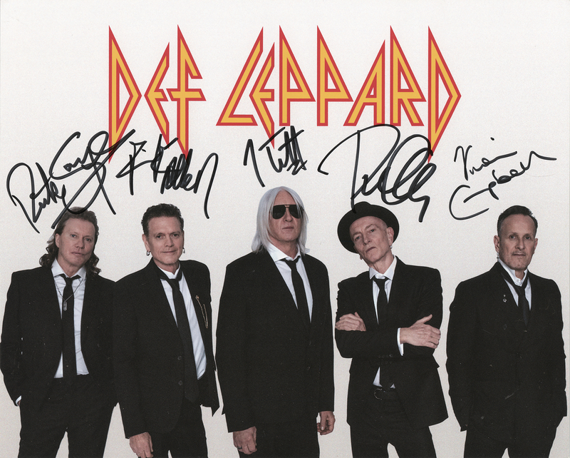 Lot 586 Def Leppard Signed Photograph