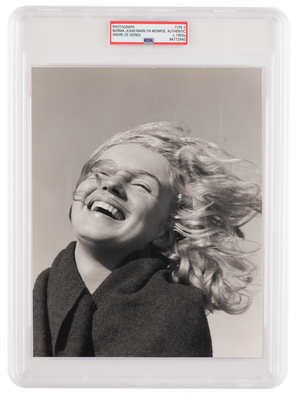 Lot 700 Marilyn Monroe Original Photograph by Andre de Dienes - PSA Type II