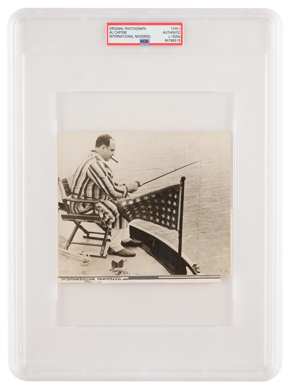 Lot 236 Al Capone Original Photograph - PSA Type I