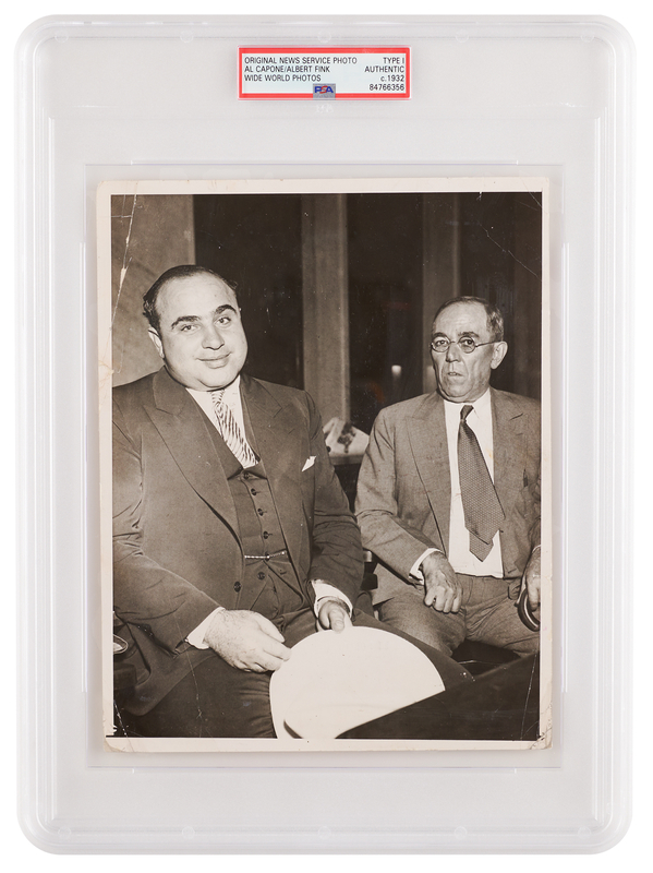 Lot 237 Al Capone Original Photograph - PSA Type I